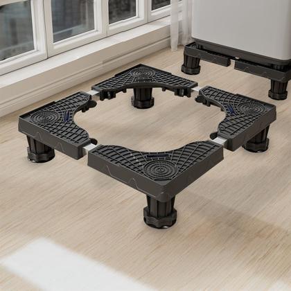 Imagem de Base Elevatória P/ Lava e Seca Samsung, Electrolux e LG Ideal P/ Elevar, Nivelar e Proteger o Eletrodoméstico