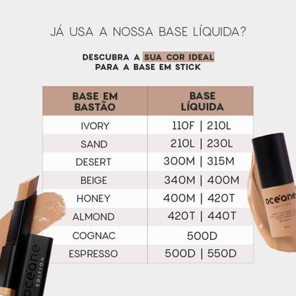 Imagem de Base em Bastão Semi-Matte Océane Edition - Foundation Stick