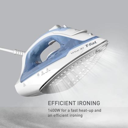 Imagem de Base em cerâmica T-Fal Virtuo 1400W em ferro têxtil