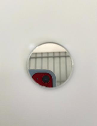 Imagem de Base Espelhada Redonda Artesanato Biscuit 2cm Kit 50 Peças