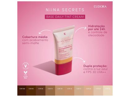 Imagem de Base Eudora Niina Secrets Daily Tint Cream Cor 5 25ml