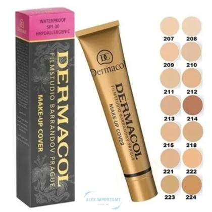 Imagem de Base Facial Dermacol Make up Tonalidade 228 Corrige Manchas