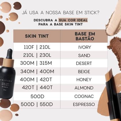 Imagem de Base Fluida Proteção Fps 30 - Skin Tint 110f Océane Edition