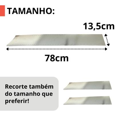 Imagem de Base Laminada Para Pão De Metro Sanduiche 78x13,5cm C/ 10 Un
