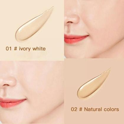 Imagem de Base Líquida Bb Cream A Prova D'água + Aplicador esponja cogumelo - Makeup