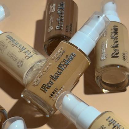 Imagem de Base Liquida Bitarra Perfect Skin Cappuccino 30ml  Alta Cobertura, Acabamento Matte, Vegana e Resistente a agua