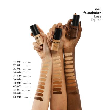 Imagem de Base Líquida Escura Semi-Matte  Skin Foundation 500d Océane Edition 35ml