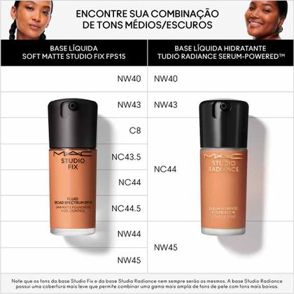 Imagem de Base Líquida MAC Soft Matte Studio Fix - Tons Médios FPS15