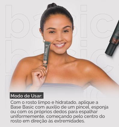 Imagem de Base Liquida Matte Basic  Nina Makeup