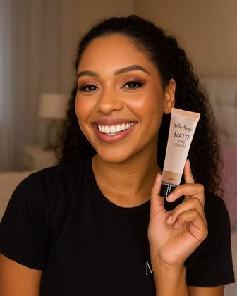 Imagem de BASE LÍQUIDA MATTE BELLE ANGEL 30ml 5 TONS DE PELE