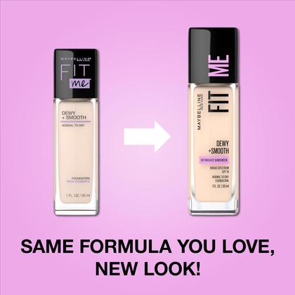 Imagem de Base Líquida Maybelline Fit Me Dewy + Smooth - Tom Medium Buff