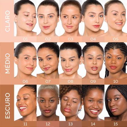 Imagem de Base Líquida Nina Makeup Matte Basic COR 2