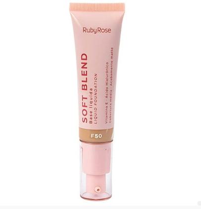 Imagem de Base liquida soft blend cor f50 30g ruby rose