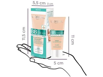 Imagem de Base Loreal Paris BB Cream 5 em 1 Líquida - Clara FPS 50 30g