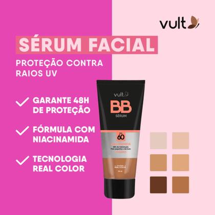 Imagem de Base maquiagem líquida Facial Vult BB Sérum Fps 60 V340 30ml