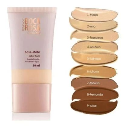 Imagem de Base Mate Cobre Tudo 30ml Boca Rosa Beauty By Payot