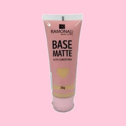 Imagem de Base Matte Cor 02 Bege Claro 35gr - Ramona Make Up