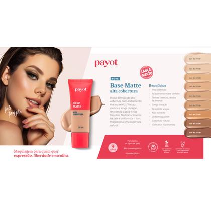 Imagem de Base Matte Payot Alta Cobertura 30ml