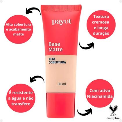 Imagem de Base Matte Payot Alta Cobertura Cor 1