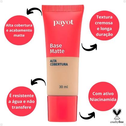 Imagem de Base Matte Payot Alta Cobertura Cor 2