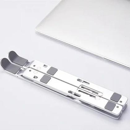 Imagem de Base mesa apoio suporte resistente em aluminio para noteook p2 bs07 spalu