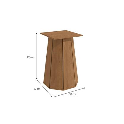 Imagem de Base Mesa de Jantar Jade BA54 Madeirado s/ Tampo Canela - Kappesberg