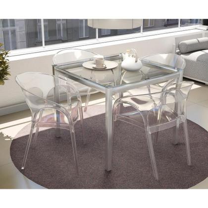 Imagem de Base Mesa de Jantar Kappesberg Reno M002 cor Cromada