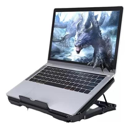 Imagem de Base Notebook Cooler Ajustável Ventilação Silenciosa
