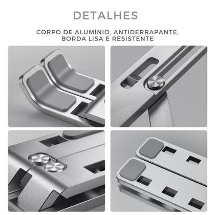 Imagem de Base Notebook Ergonômico 6 Níveis de Altura