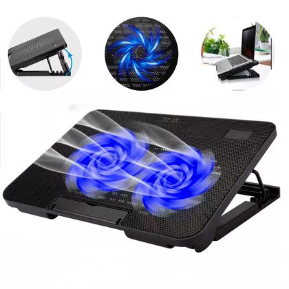 Imagem de Base Notebook Gamer Ventoinhas Silenciosa Usb Refrigeração Dobrável