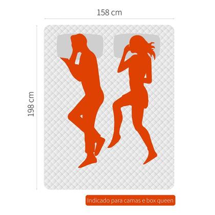 Imagem de Base para Cama Box Queen Madden com Baú Suede (45x158x198) Bege