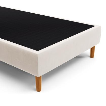 Imagem de Base Para Cama Box Solteiro 88cm Sleep W01 Suede Bege - Lyam Decor