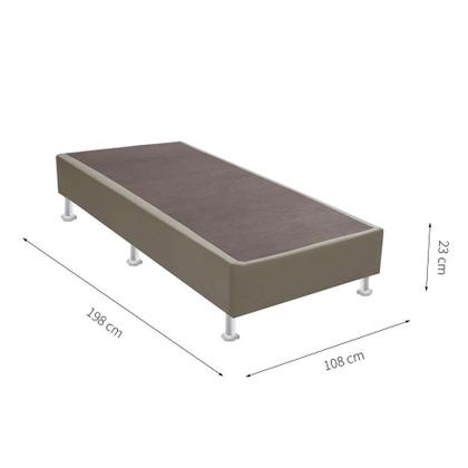 Imagem de Base para Cama Box Solteiro Florence l (23x108x198) Creme