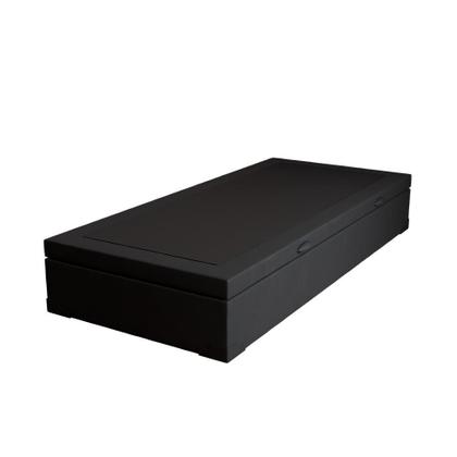 Base para Cama Box Solteiro Premium com Baú Suede (47x88x188) Preta - Mobly Imagem de Base para Cama Box Solteiro Premium com Baú Suede (47x88x188) Preta