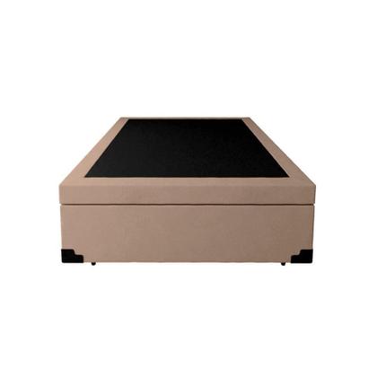 Base para Cama Box Solteiro Richard com Baú Suede (45x88x188) Bege - Mobly Imagem de Base para Cama Box Solteiro Richard com Baú Suede (45x88x188) Bege