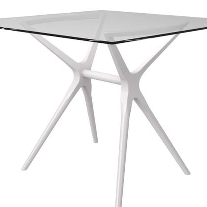 Imagem de Base para Mesa de Cozinha Retangular Baletto Branca (55x66 cm)