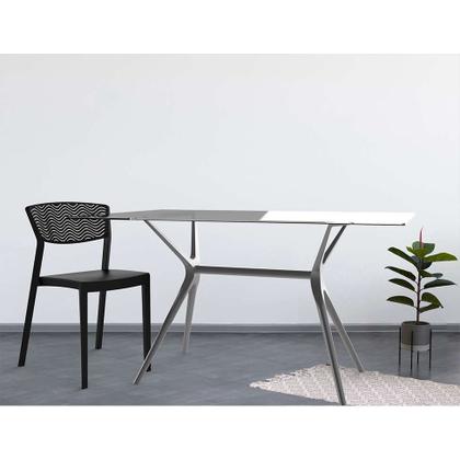 Base para Mesa de Cozinha Retangular Baletto Platinum (56x126 cm) - I''m In Home' Imagem de Base para Mesa de Cozinha Retangular Baletto Platinum (56x126 cm)