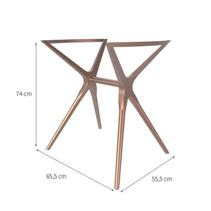 Base para Mesa de Cozinha Retangular Baletto Rosé (55x66 cm) - I''m In Home' Imagem de Base para Mesa de Cozinha Retangular Baletto Rosé (55x66 cm)