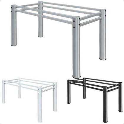 Imagem de Base Para Mesa De Jantar Pedra Granito Vidro Madeira de 120 x 80