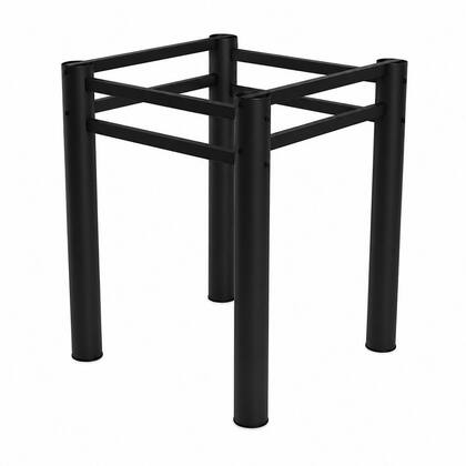 Imagem de Base Para Mesa De Jantar Quadrada Tubular 75cm Para Tampos De Granito Mármore Vidro Madeira