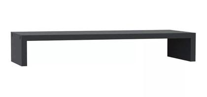 Imagem de Base para Monitor MDF 53cm Preto Home Office Mesa Gamer Suporte Tv Notebook Escritório Decoração