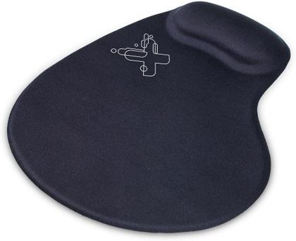 Imagem de Base Para Mouse MousePad Smart Com Apoio Em Gel Preto 60000097