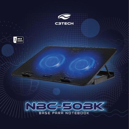 Imagem de Base Para Notebook 15,6" NBC-50BK C3Tech