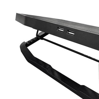 Imagem de Base para Notebook 17,3" Gamer LED Azul Altura de 5 Posições e Coolers de 6 Velocidades NBC-100BK - C3Tech