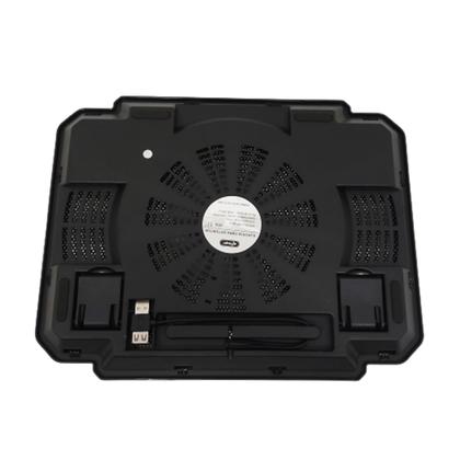 Imagem de Base Para Notebook Até 17 Polegadas Com Cooler Luminoso Refrigeração USB 2.0 Azul - KP9012