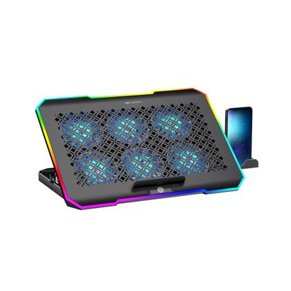 Imagem de Base para Notebook C3Tech NBC-550BK Gamer Até 17,3", Cooler, USB, LED RGB