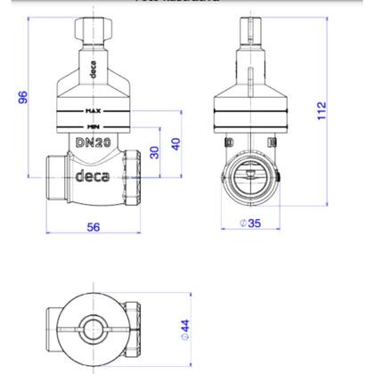 Imagem de Base Registro de Pressão Deca MVS 3/4'' 4416.202