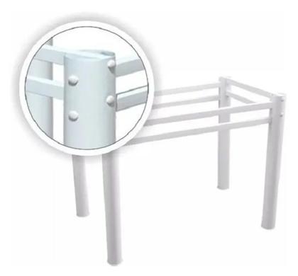 Imagem de Base Retangular Para Mesa Jantar Branco1.20mt