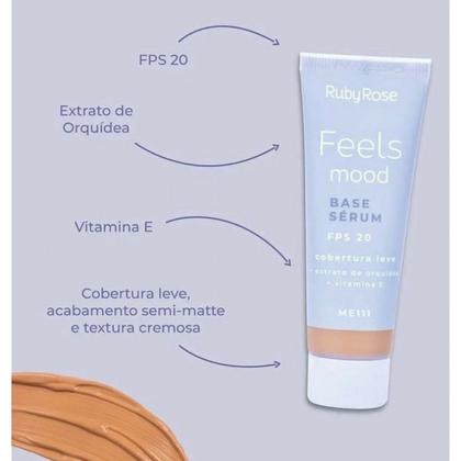 Imagem de Base Sérum E153 Feels Mood Ruby Rose FPS20