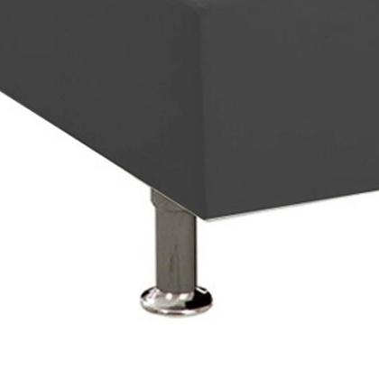Imagem de Base Solteirão Cama Box 25x108x188 material sintético Cor Preto 